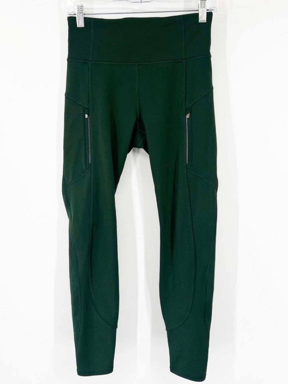 Athleta Rainier 7/8 Tight Leggings High Rise Green SP Petite